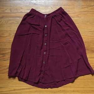 Vintage-style High-waisted Skirt